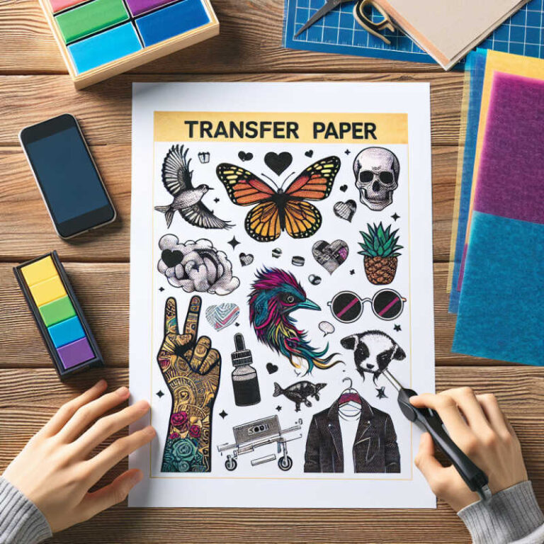 Hur du använder transferpapper för att skapa unika tryck